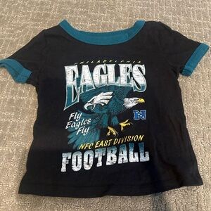 NFL Kids Black and Teal Eagles T-Shirt